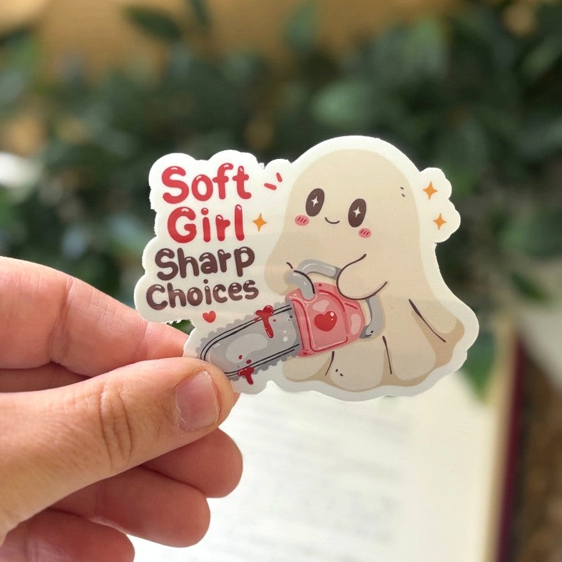 Sticker Fantôme Soft Girl - Choix tranchants