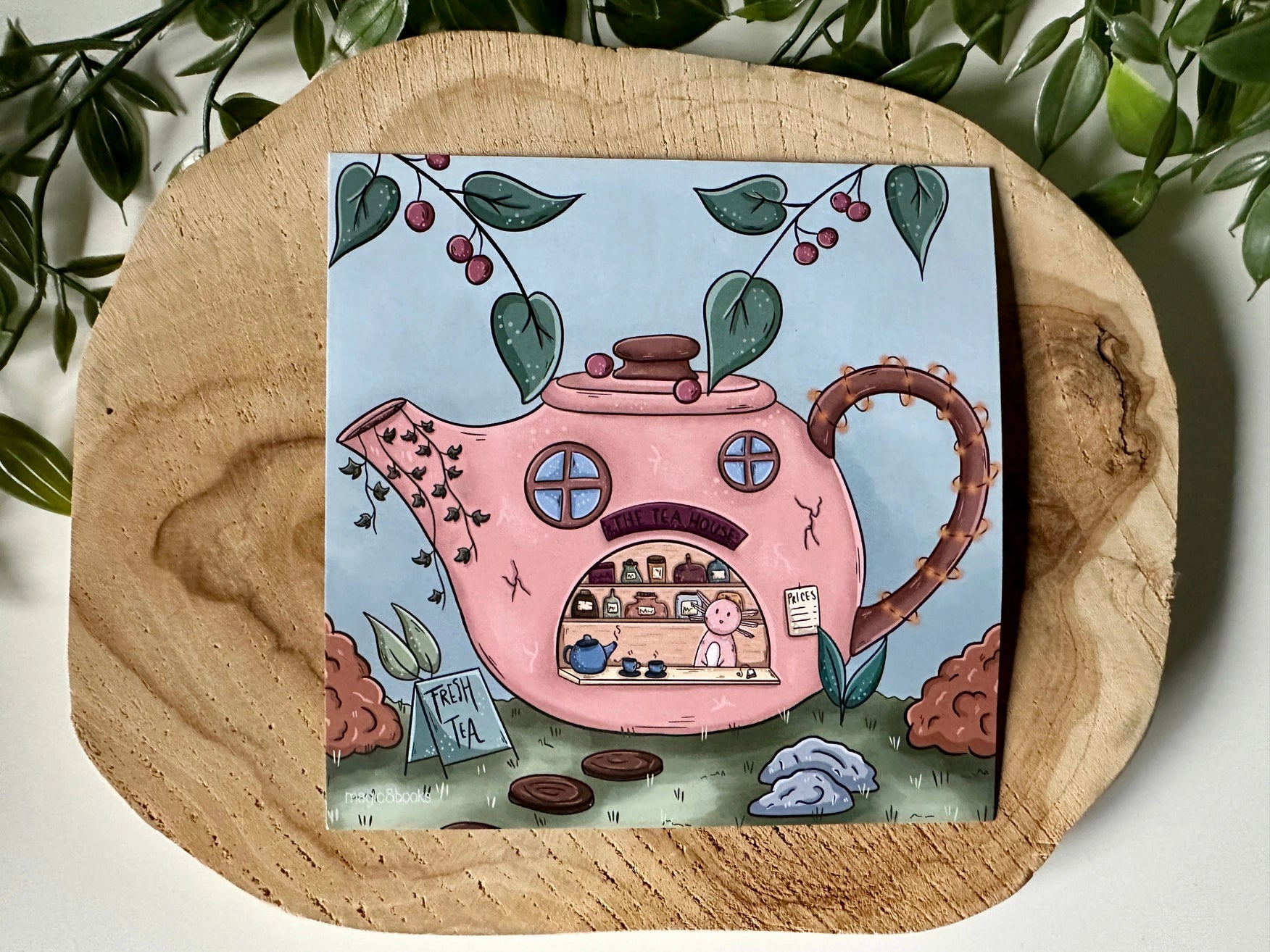 Carte postale - Théière Axolotl MABO