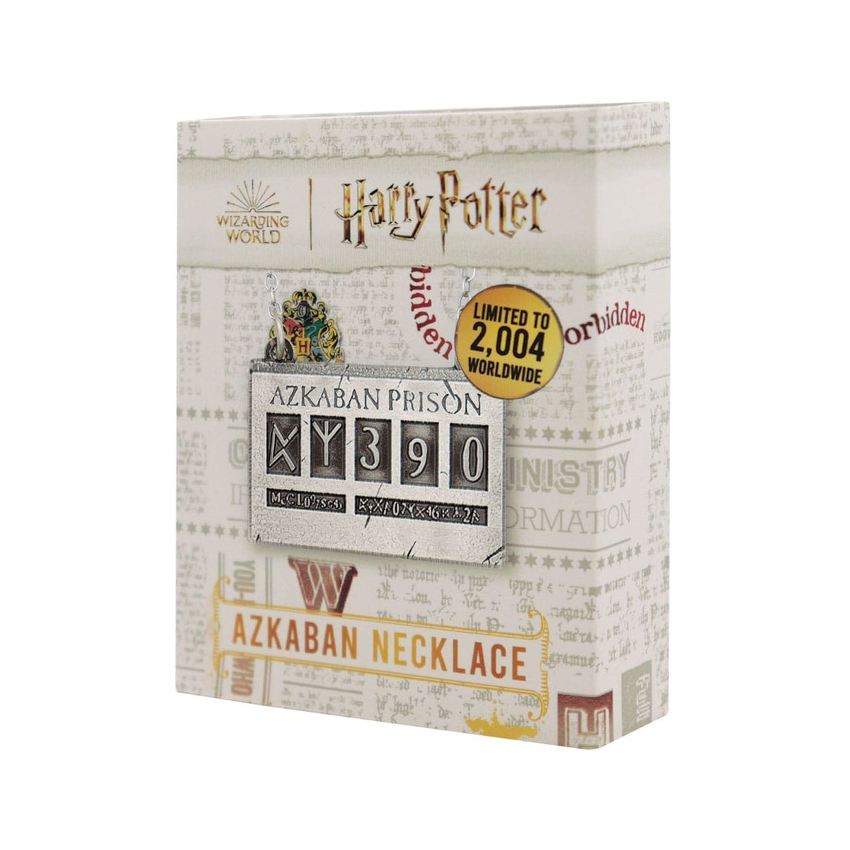 Collier Plaque d'Azkaban - Boite