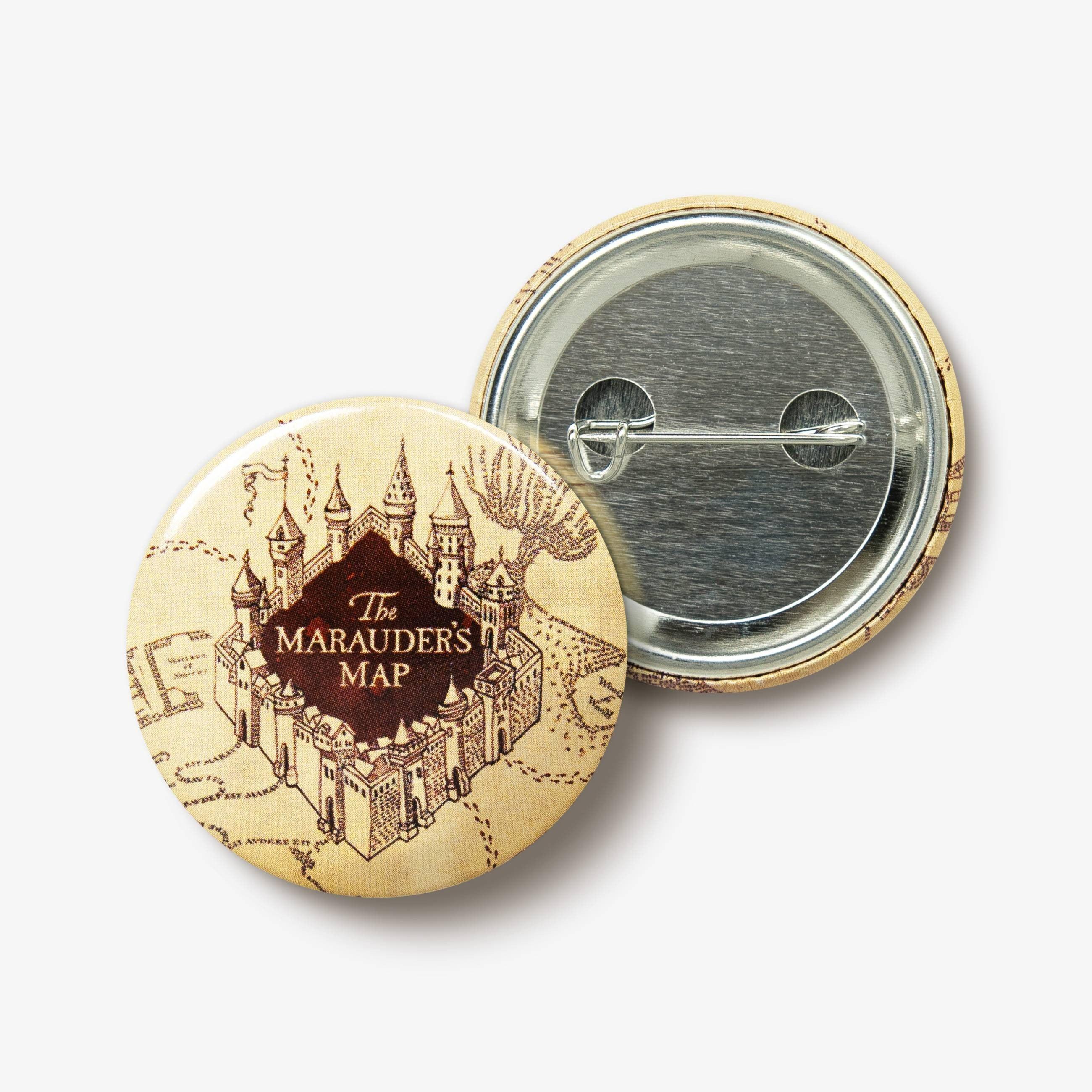Badge Carte du Maraudeur Harry Potter - Couverture - La Muchette