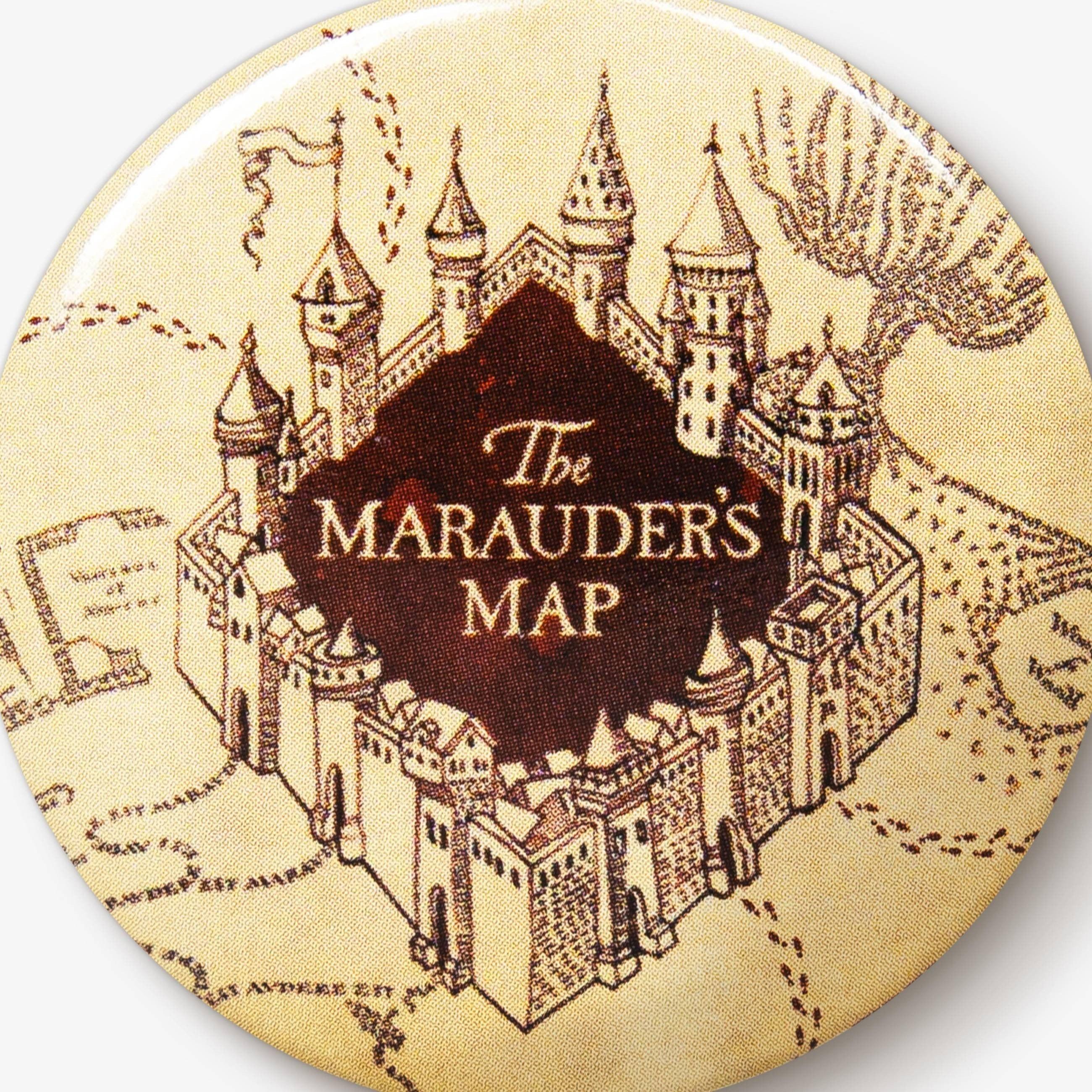 Badge Carte du Maraudeur Harry Potter - Couverture - La Muchette