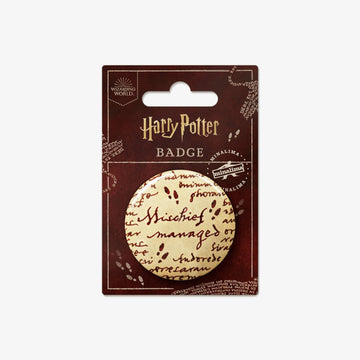 Badge Carte du Maraudeur Harry Potter - "Mischief Managed" - La Muchette