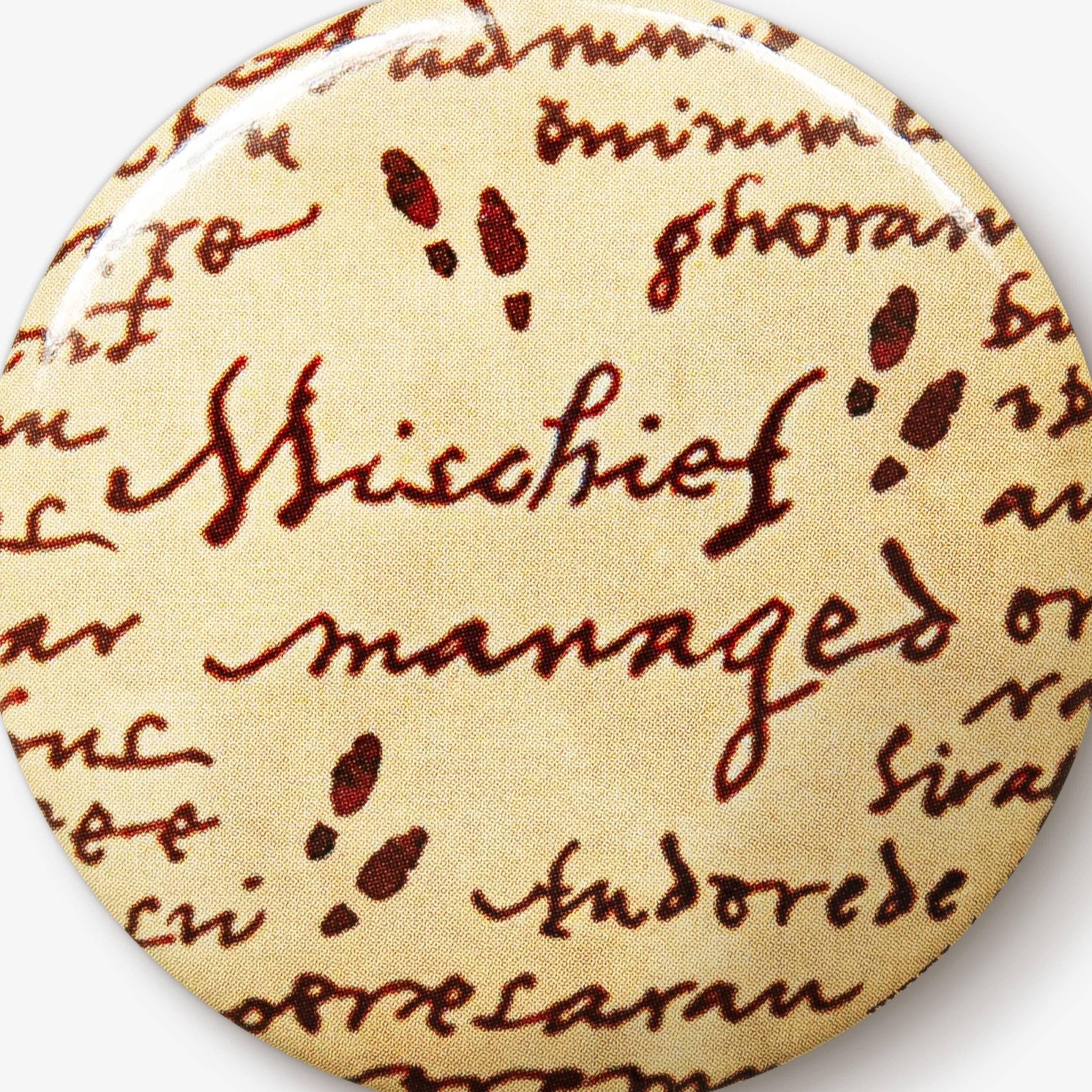 Badge Carte du Maraudeur Harry Potter - "Mischief Managed" - La Muchette