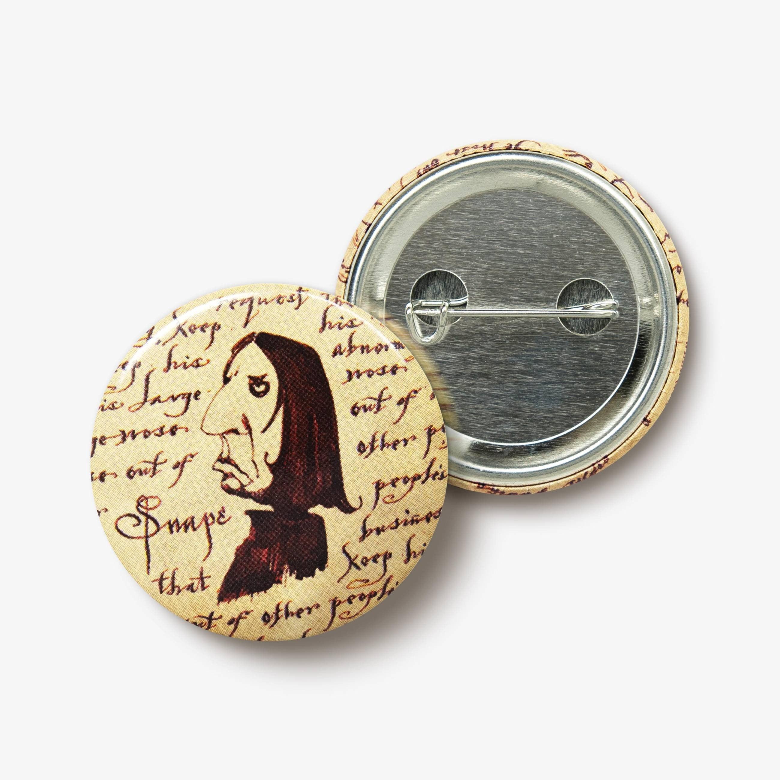 Badge Carte du Maraudeur Harry Potter - Severus Rogue - La Muchette