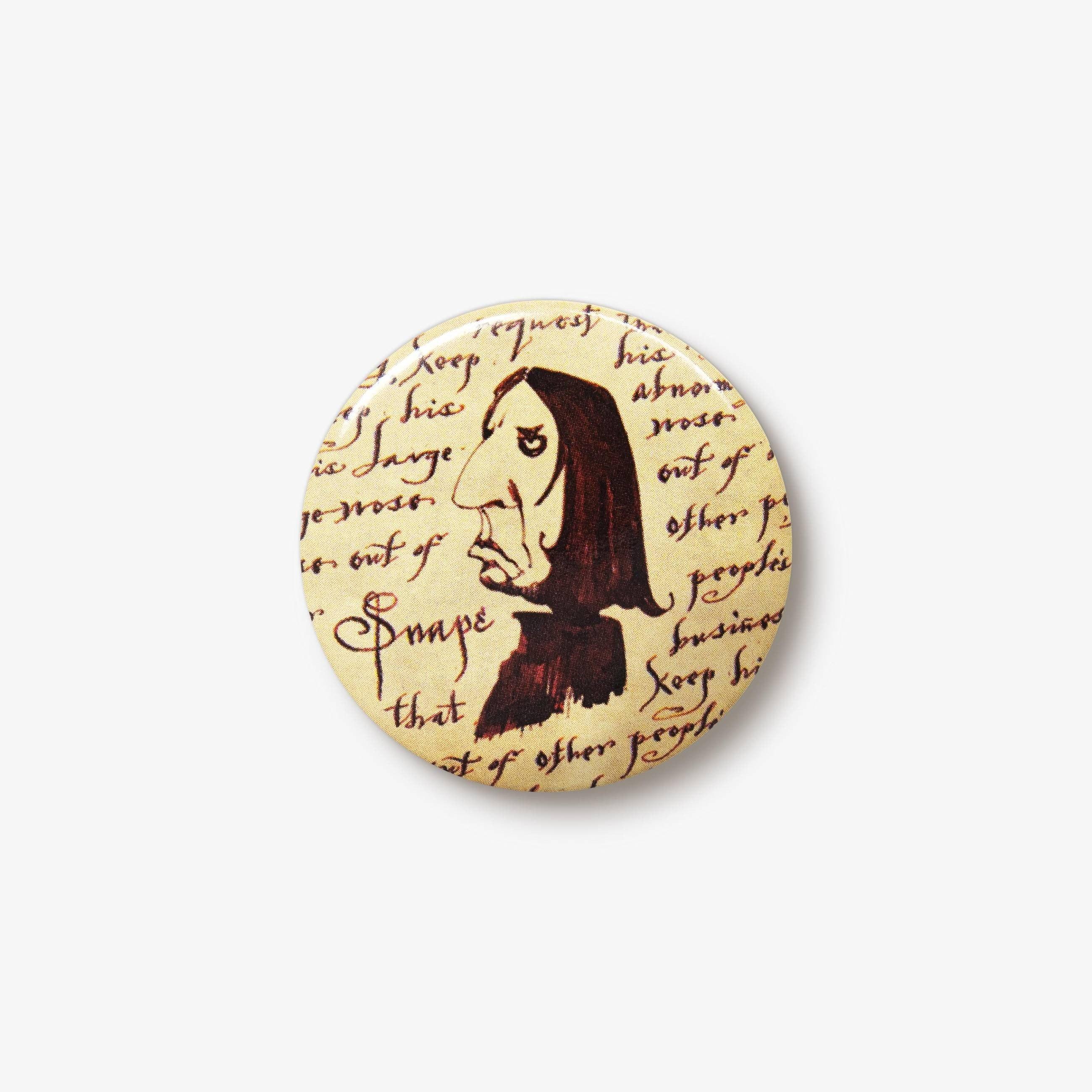 Badge Carte du Maraudeur Harry Potter - Severus Rogue - La Muchette