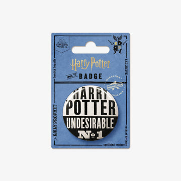 Badge Gazette du Sorcier Harry Potter - Undesirable N°1 - La Muchette