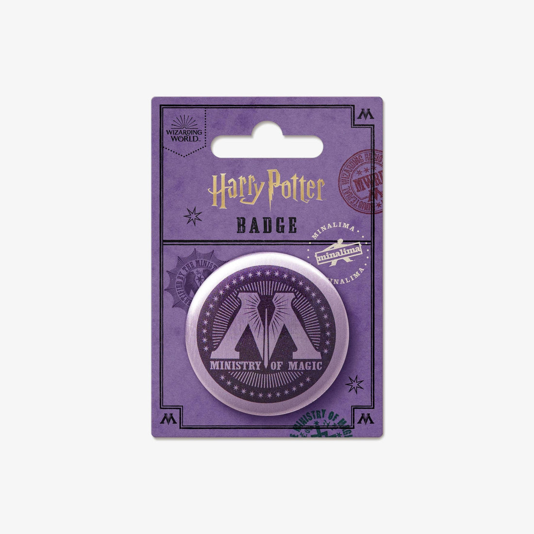 Badge Harry Potter MinaLima - Ministère de la Magie - La Muchette
