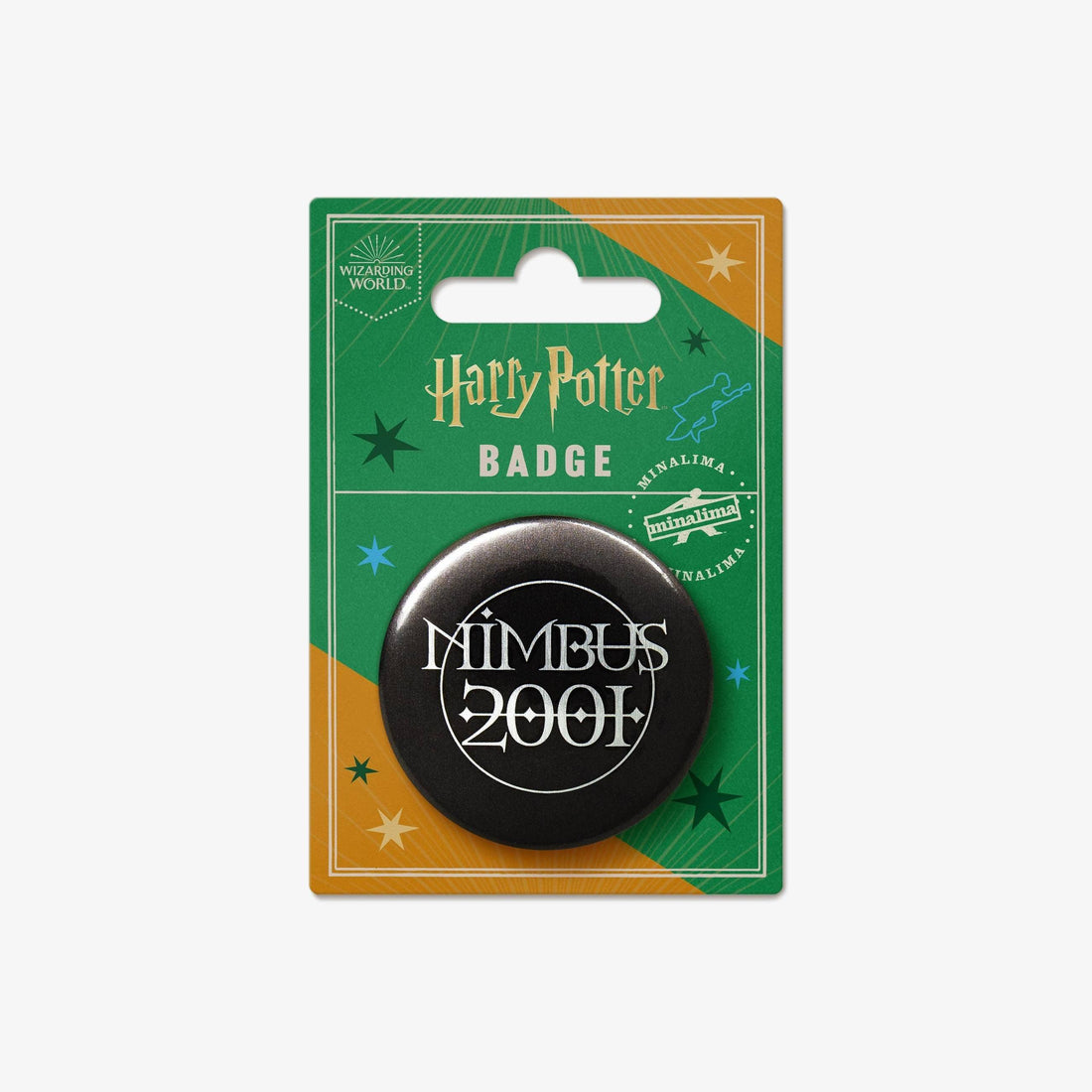 Badge Harry Potter MinaLima - Nimbus 2001 - La Muchette