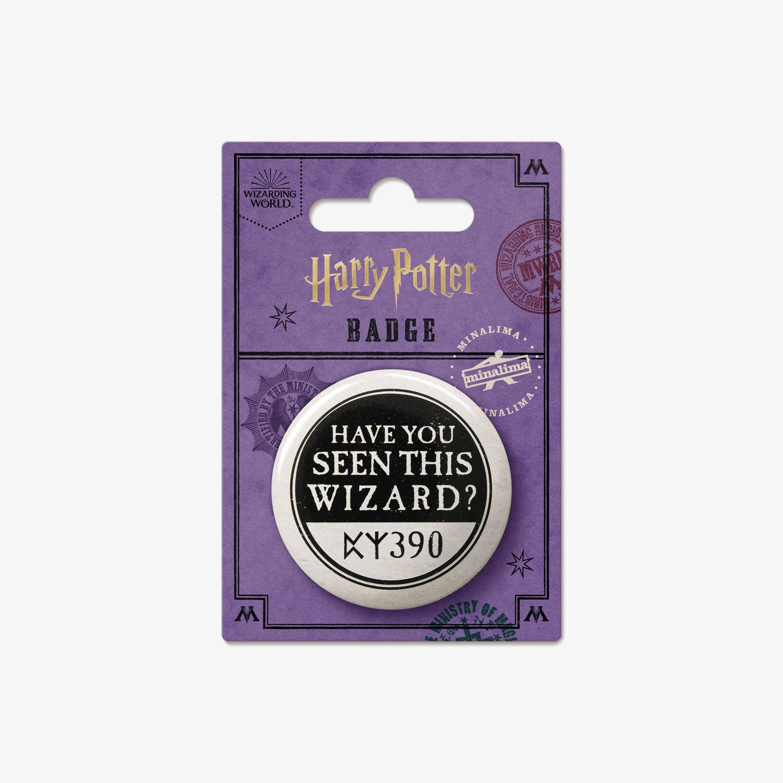 Badge Harry Potter Ministère de la Magie - "Have you seen this wizard?" - La Muchette