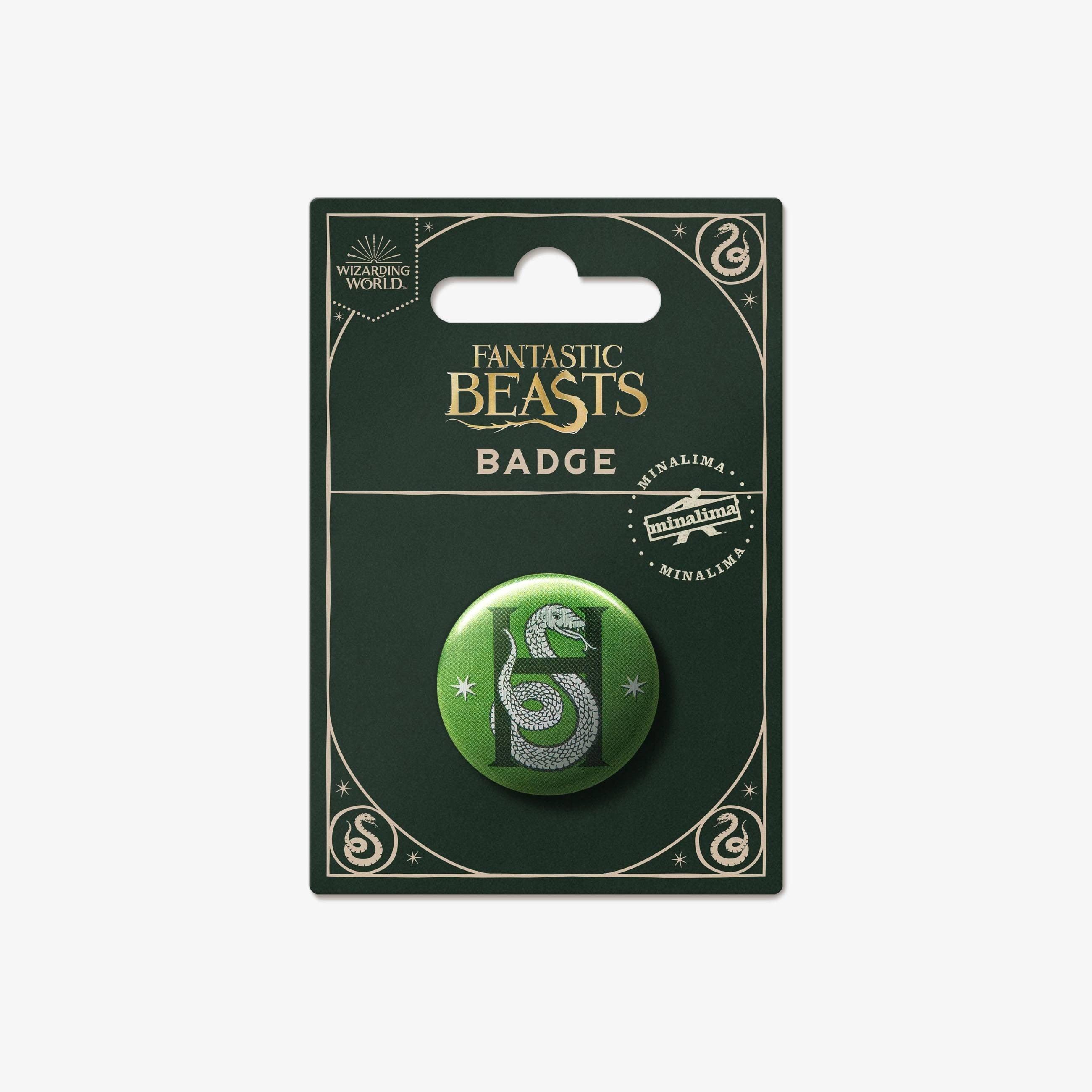 Badge Serpentard MinaLima - Les Animaux Fantastiques - La Muchette