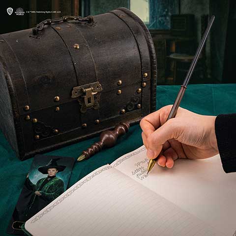 Stylo baguette Minerva McGonagall et support - La Muchette