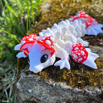 Bébé Dragon 3D Champignon Amanite