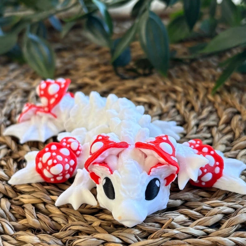 Bébé Dragon 3D Champignon