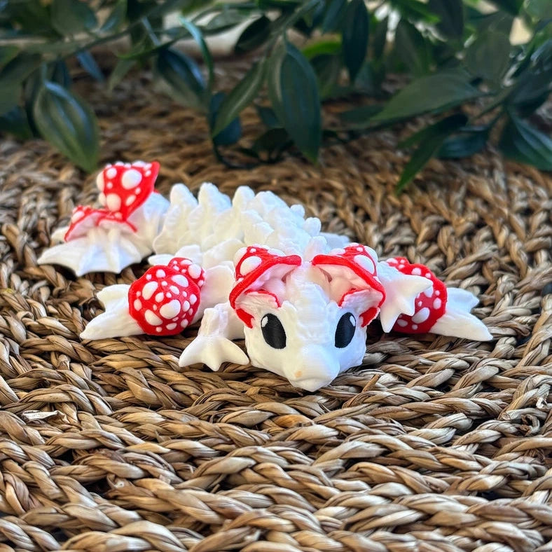 Bébé Dragon 3D Champignon Amanite