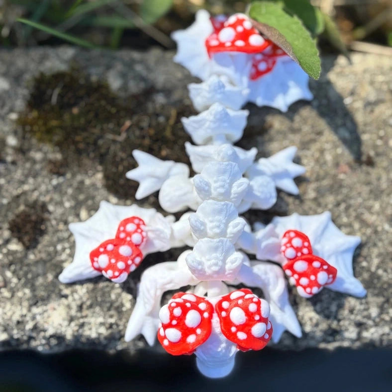 Bébé Dragon 3D Champignon Amanite