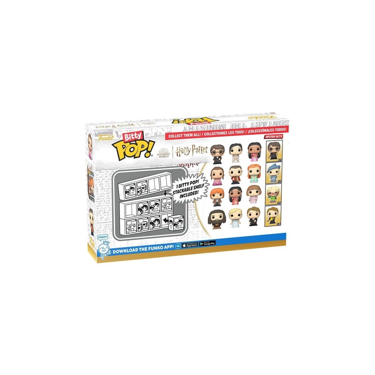 Harry Potter et la Coupe de feu pack 4 figurines Bitty POP! Vinyl Hagrid 2,5 cm - La Muchette