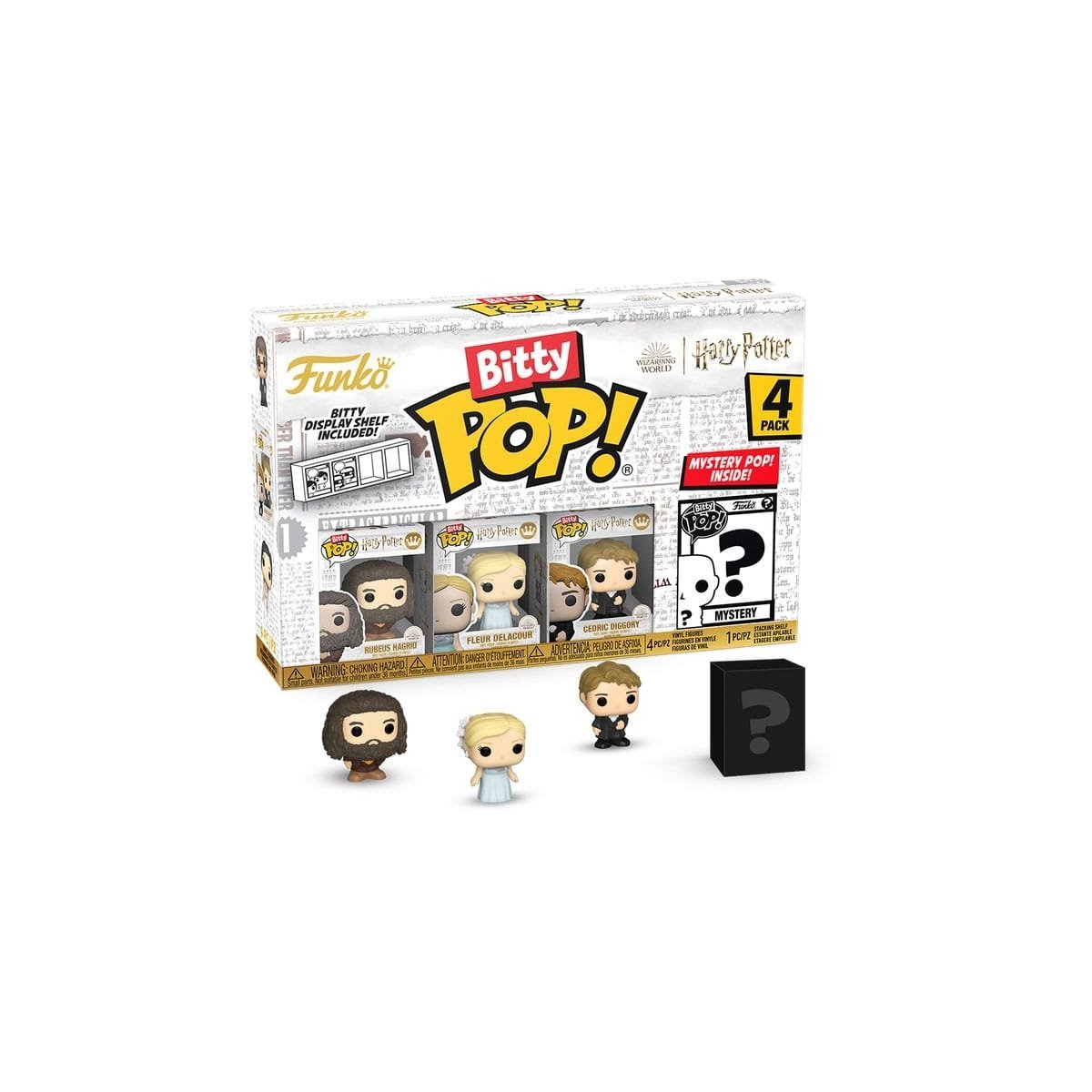 Harry Potter et la Coupe de feu pack 4 figurines Bitty POP! Vinyl Hagrid 2,5 cm - La Muchette