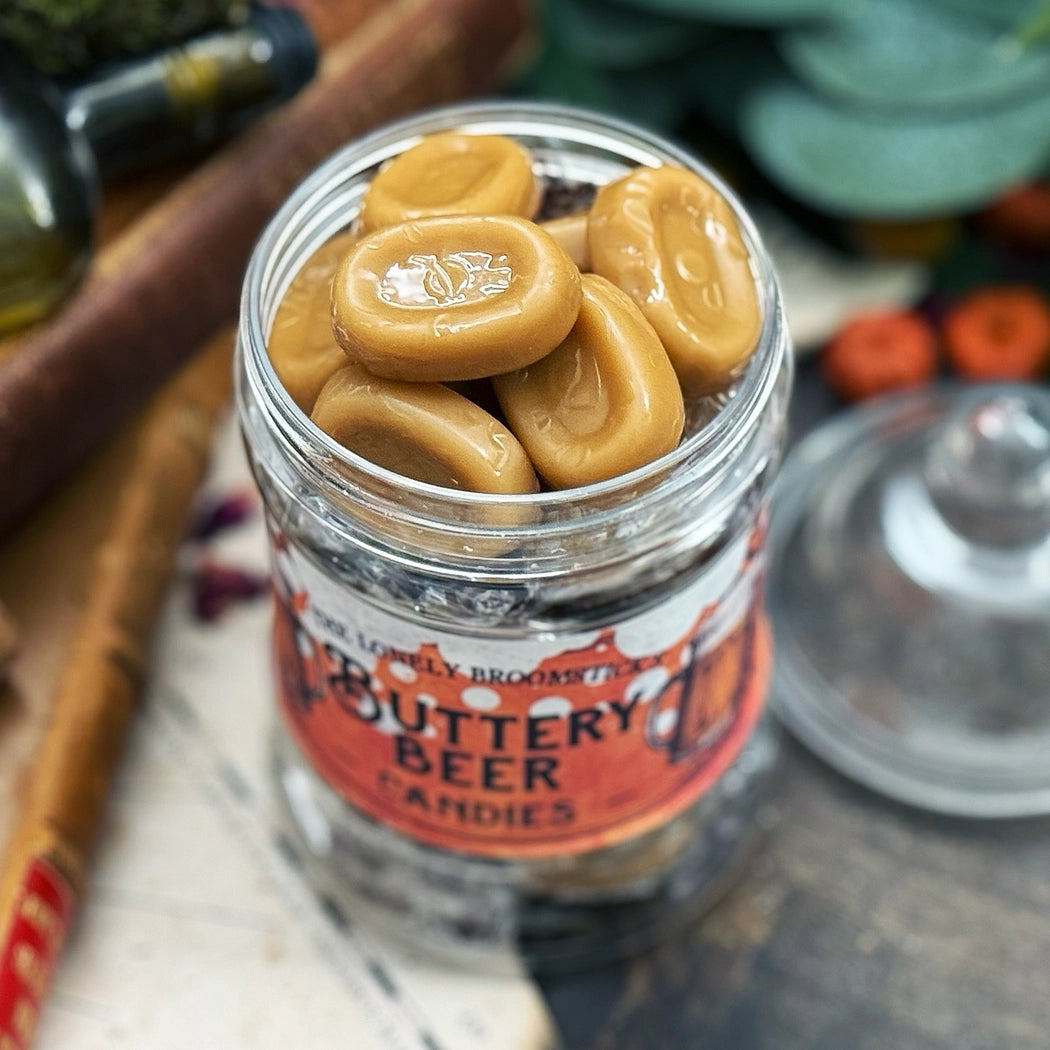 Bocal de bonbons à la bière au beurre