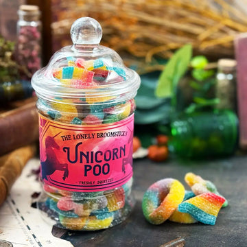 Bocal de bonbons Licorne