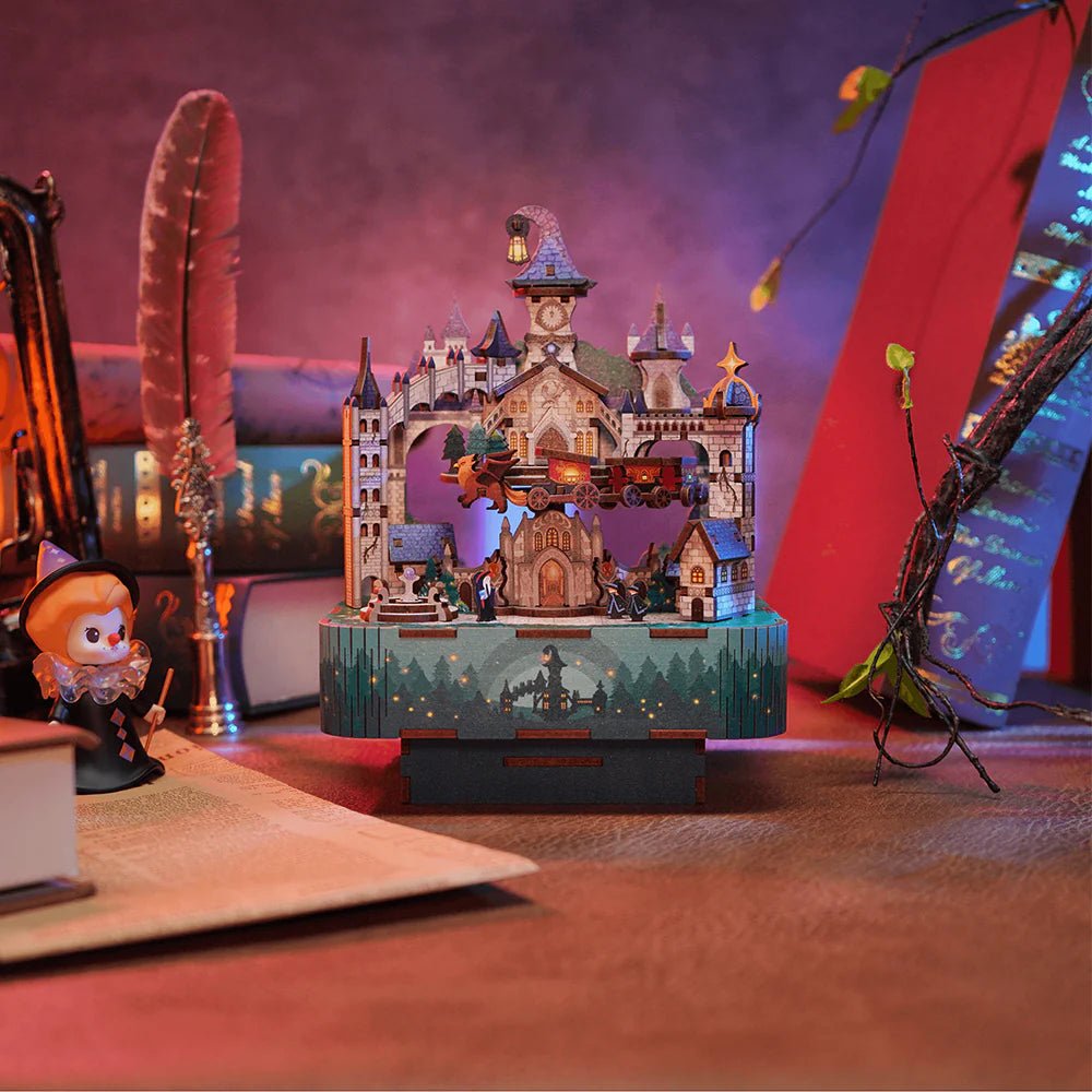 Booknook Boîte à musique - Château Magique - La Muchette