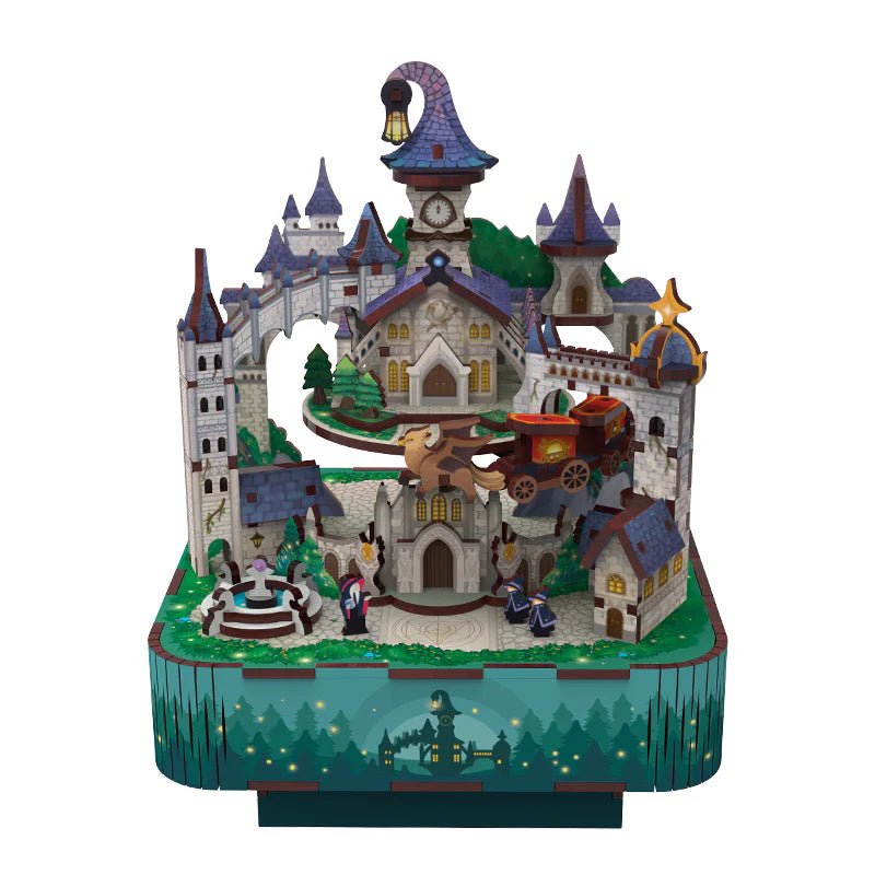 Booknook Boîte à musique - Château Magique - La Muchette