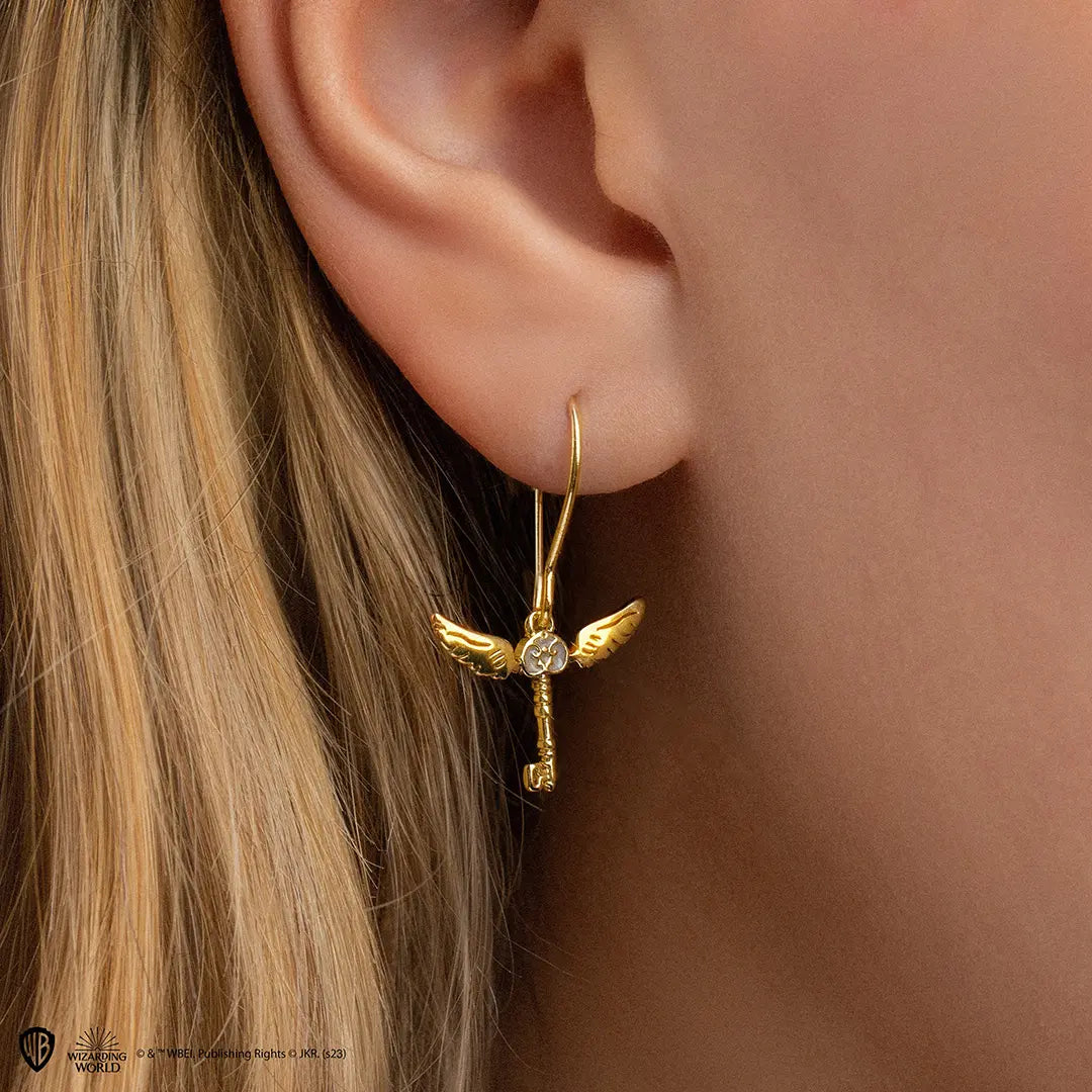 Boucles d'oreilles clé volante