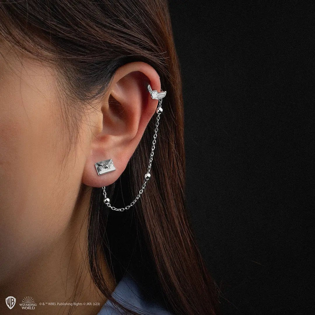 Boucle et bague d'oreille Hedwige - La Muchette