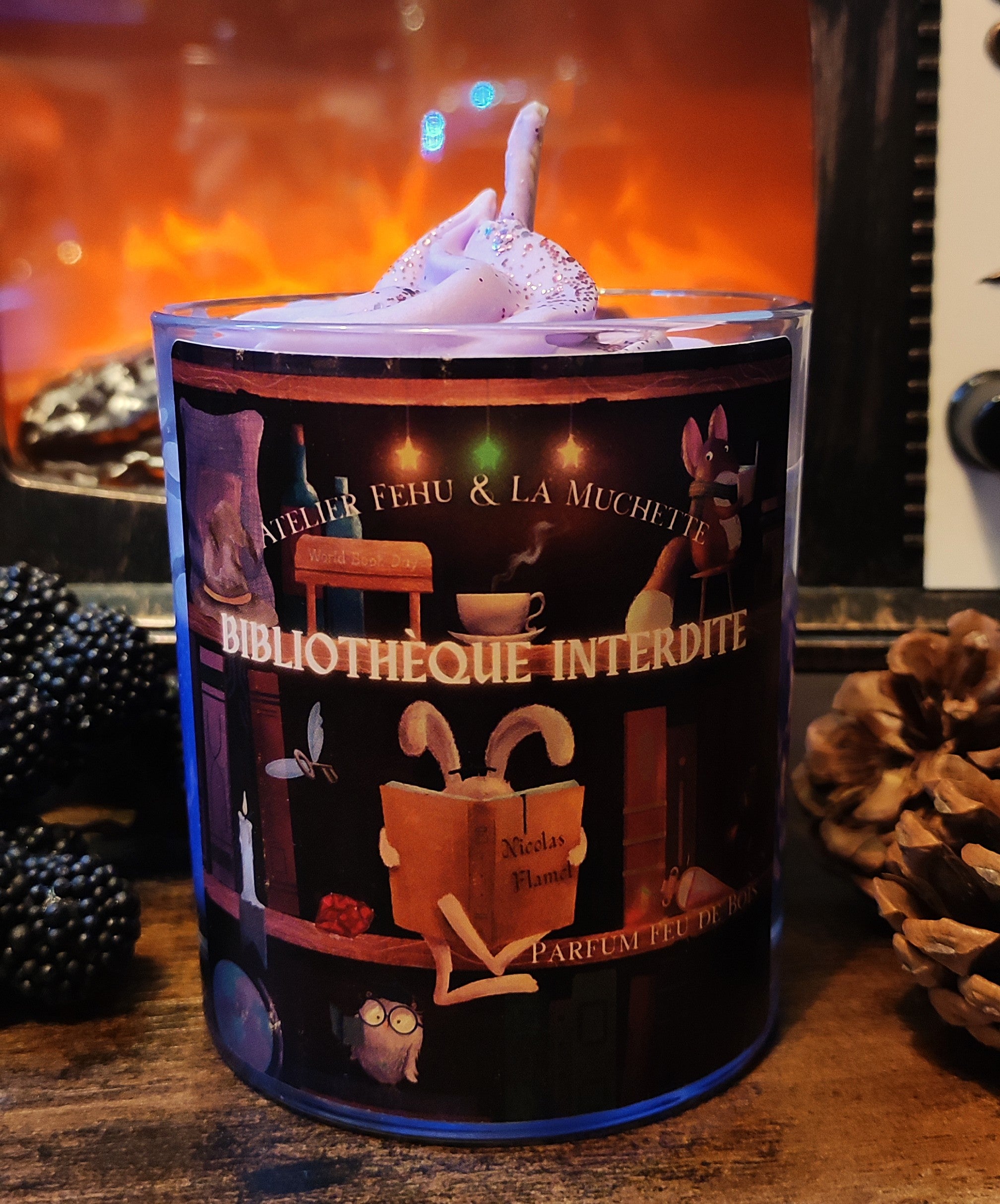 Bougie Bibliothèque Interdite