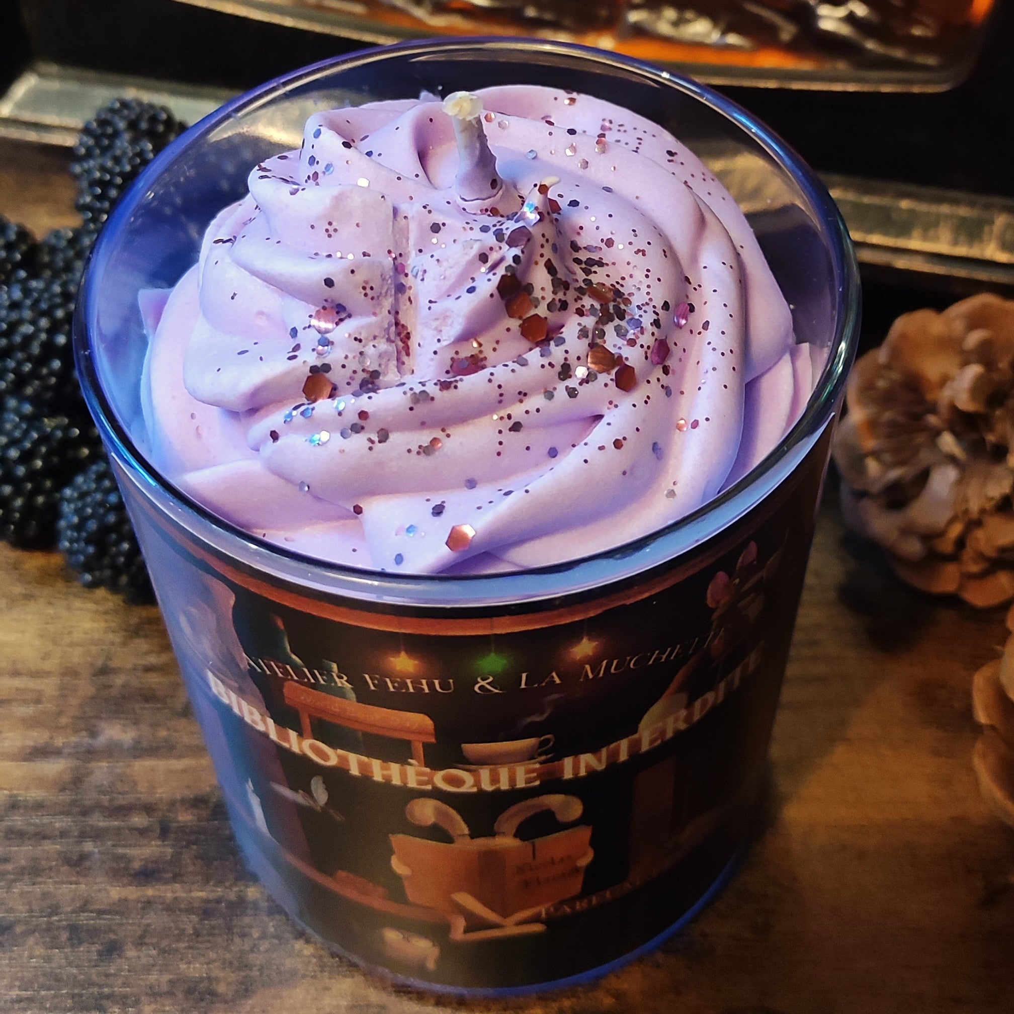 Bougie Bibliothèque Interdite