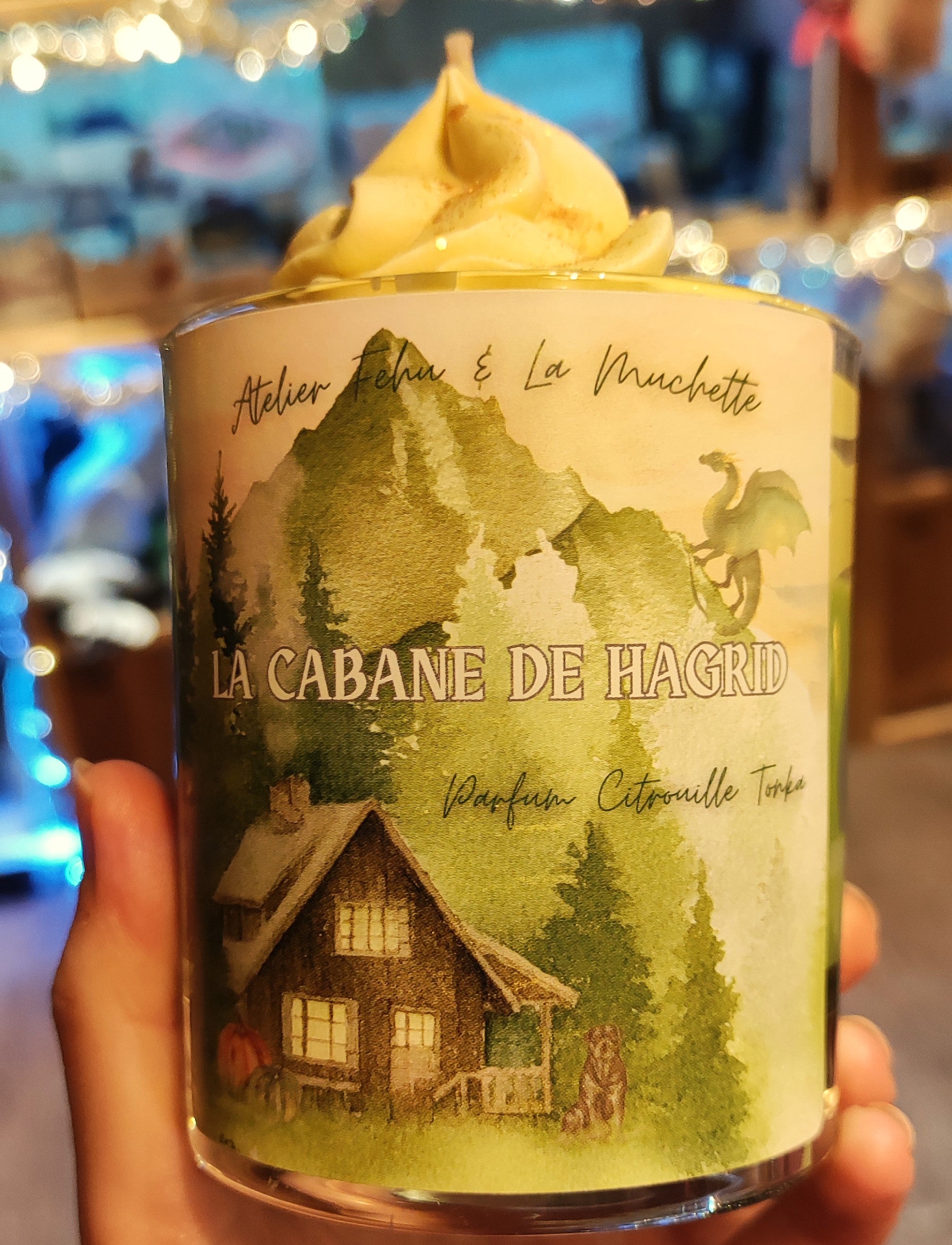 Bougie La Cabane de Hagrid