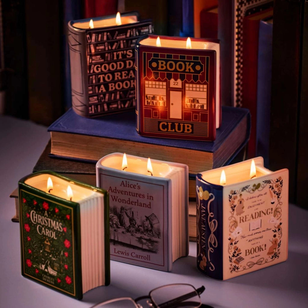 Bougie Livre « Un chant de Noël »