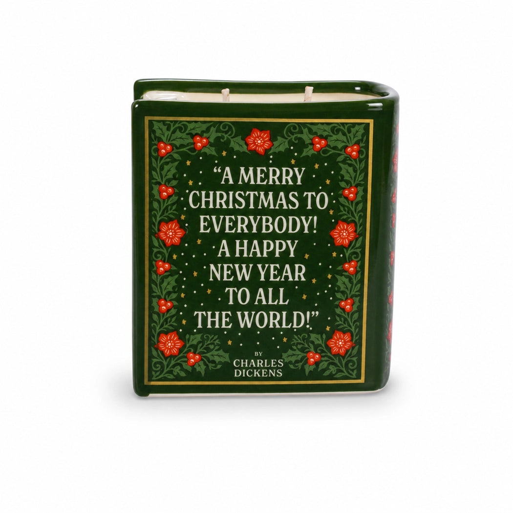 Bougie Livre « Un chant de Noël »