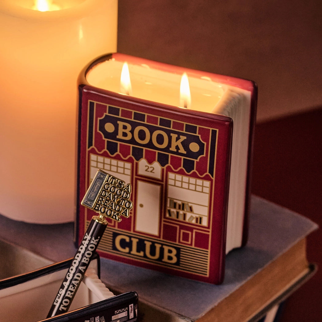 Bougie Livre « Club de Lecture »