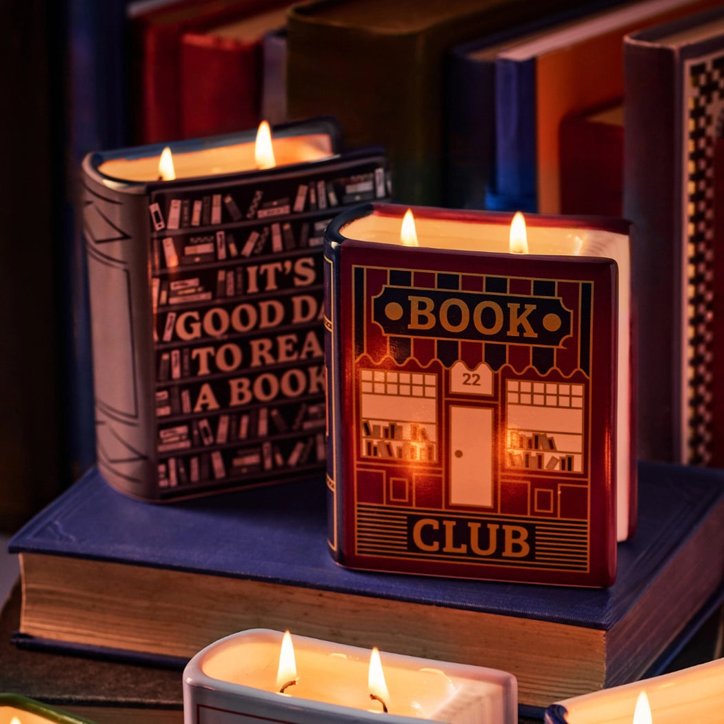 Bougie Livre « Club de Lecture »