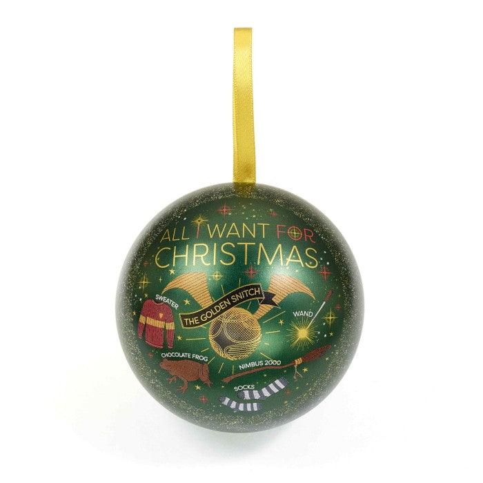 Boule de Noël et bracelet Vif d'Or - Harry Potter - La Muchette