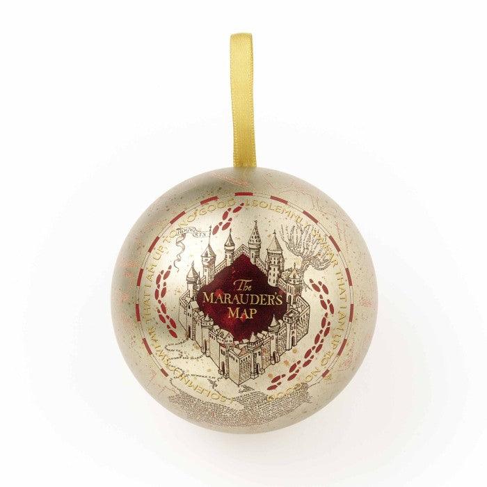 Boule de Noël et pin's Carte du Maraudeur - Harry Potter - La Muchette