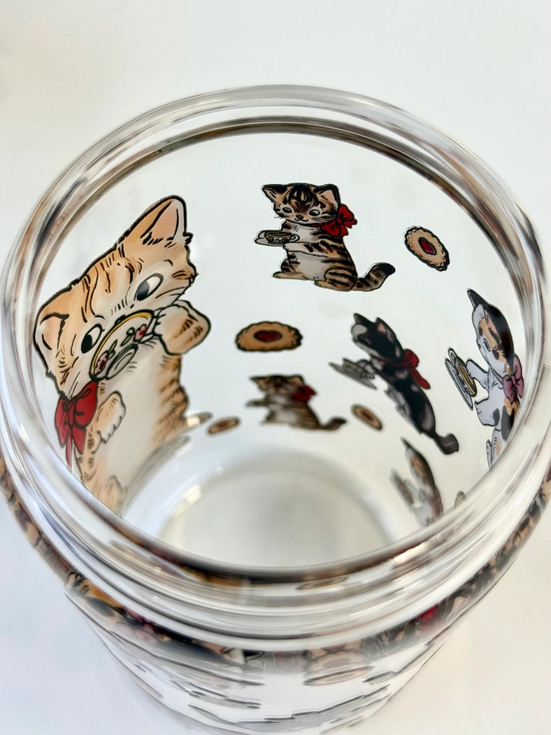 Bouteille avec paille - Goûter pour Chats