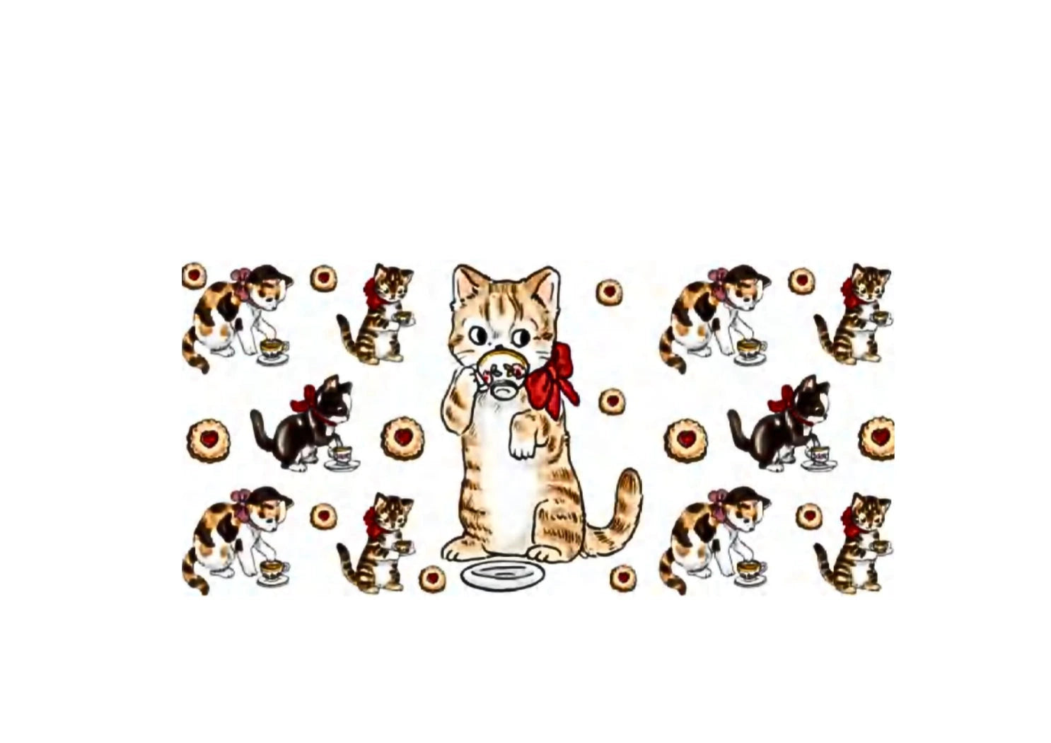 Bouteille avec paille - Goûter pour Chats