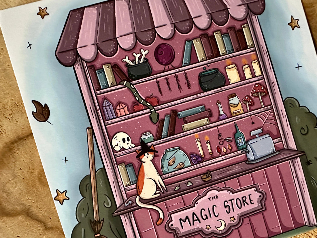 Carte postale - Boutique Magique - La Muchette