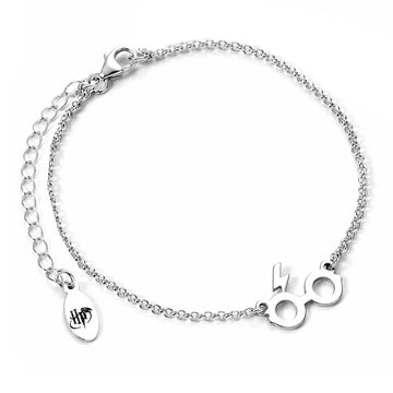 Bracelet Charm Lunettes et Éclair - Argent 925