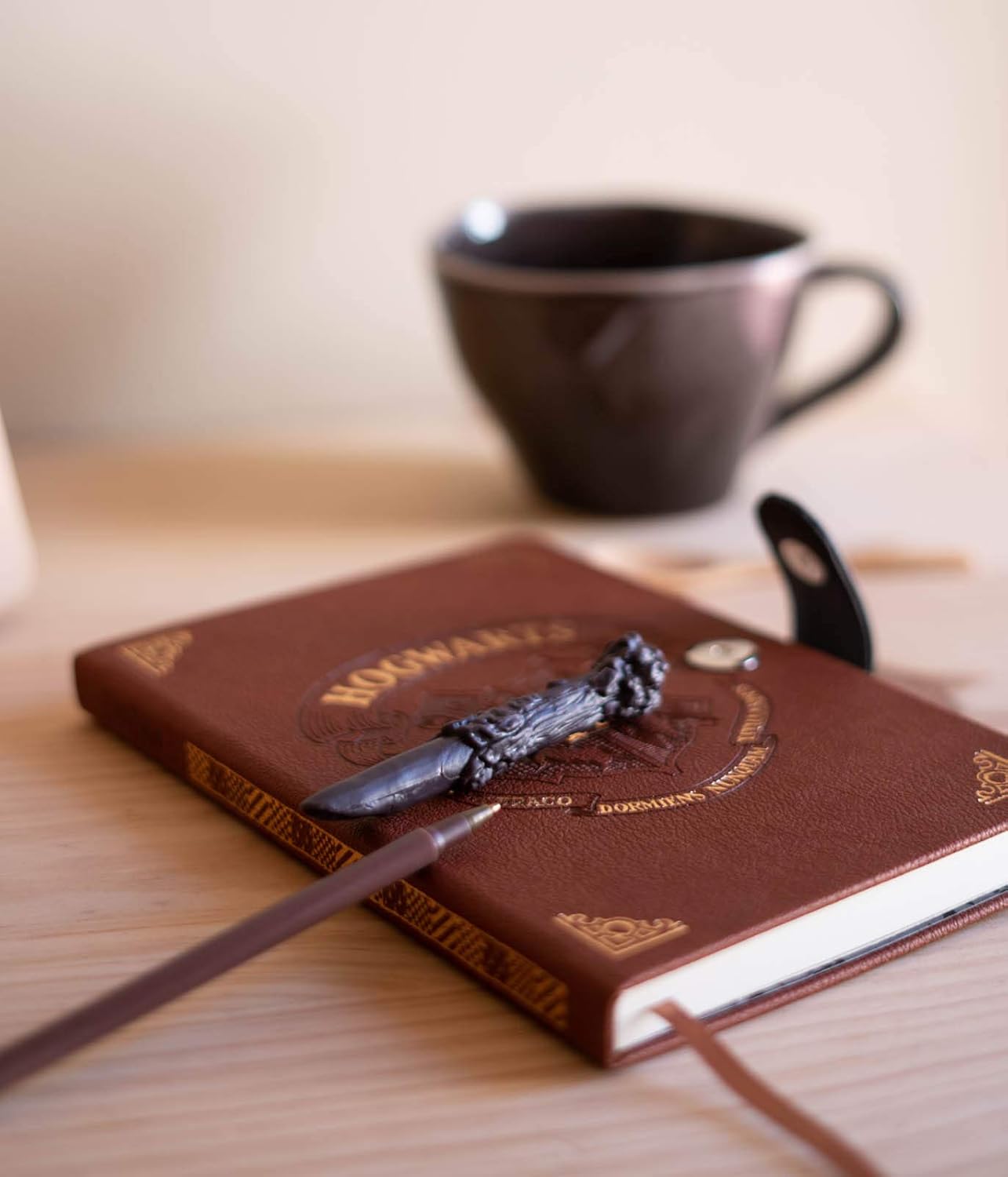 Carnet Poudlard A5 avec stylo baguette