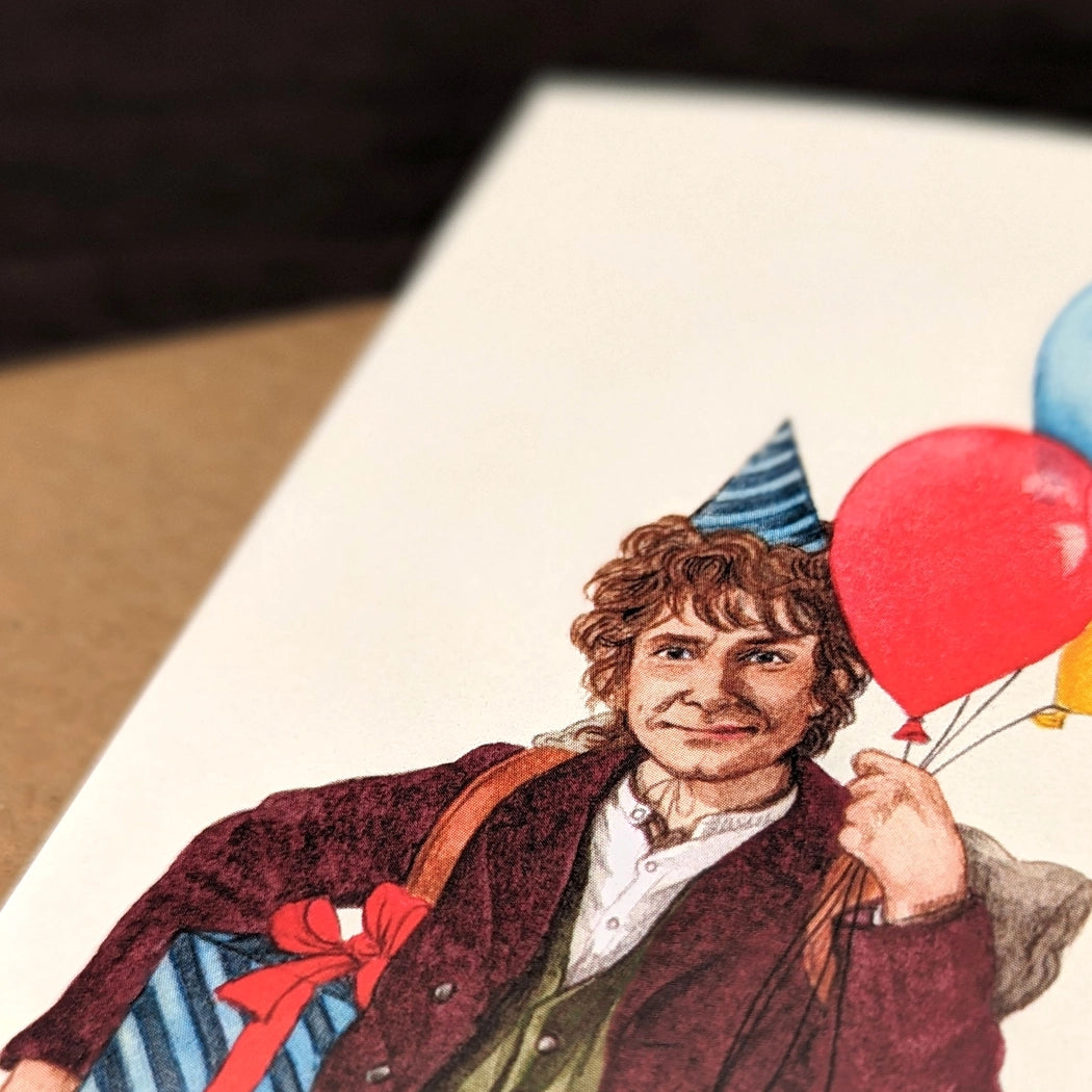 Carte d'anniversaire Bilbo Baggins