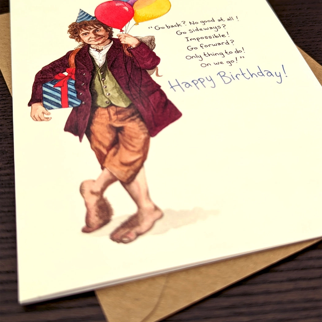 Carte d'anniversaire Bilbo Baggins