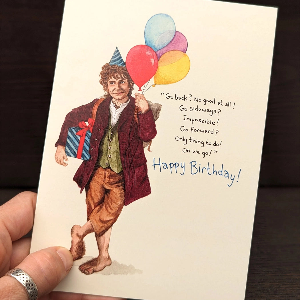 Carte d'anniversaire Bilbo Baggins