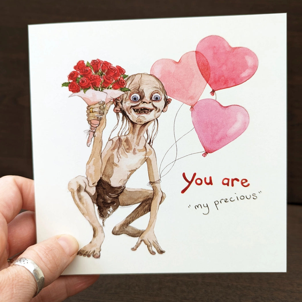 Carte Gollum "You are my precious"