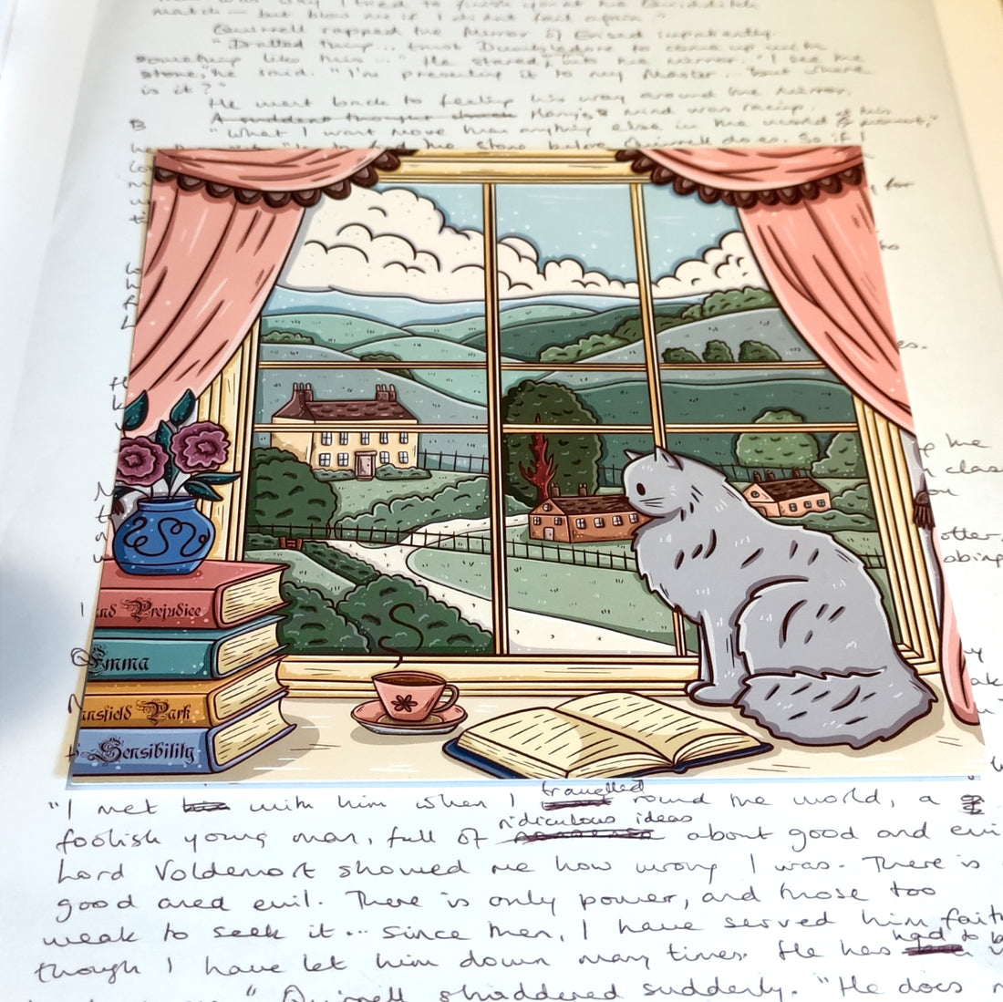 Carte postale - Jane Austen