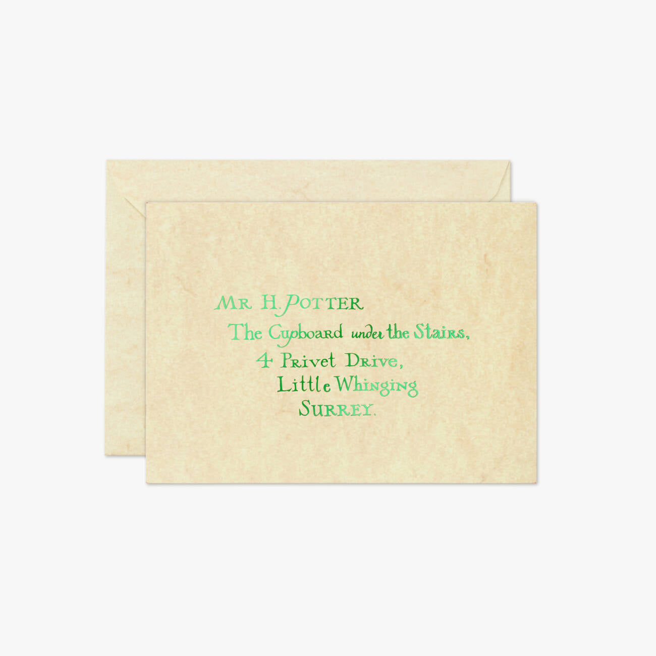 Carte 3D Lettre d'acceptation de Poudlard – 25 ans de magie