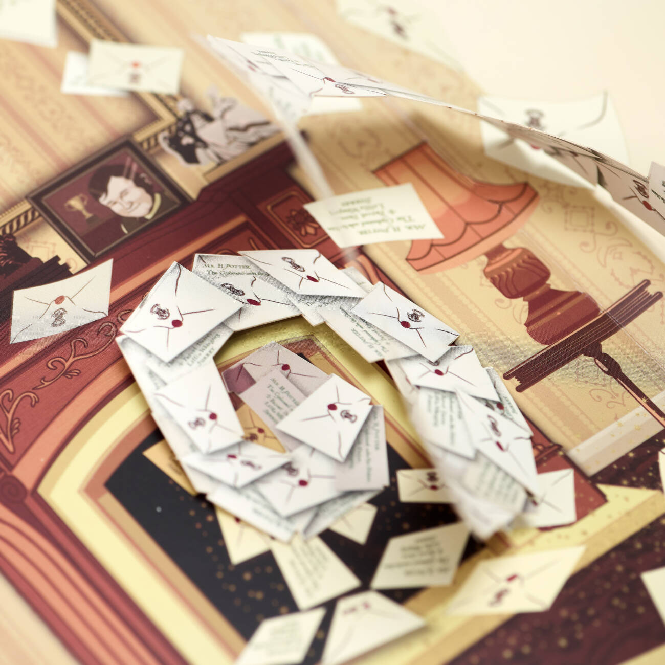 Carte 3D Lettre d'acceptation de Poudlard – 25 ans de magie