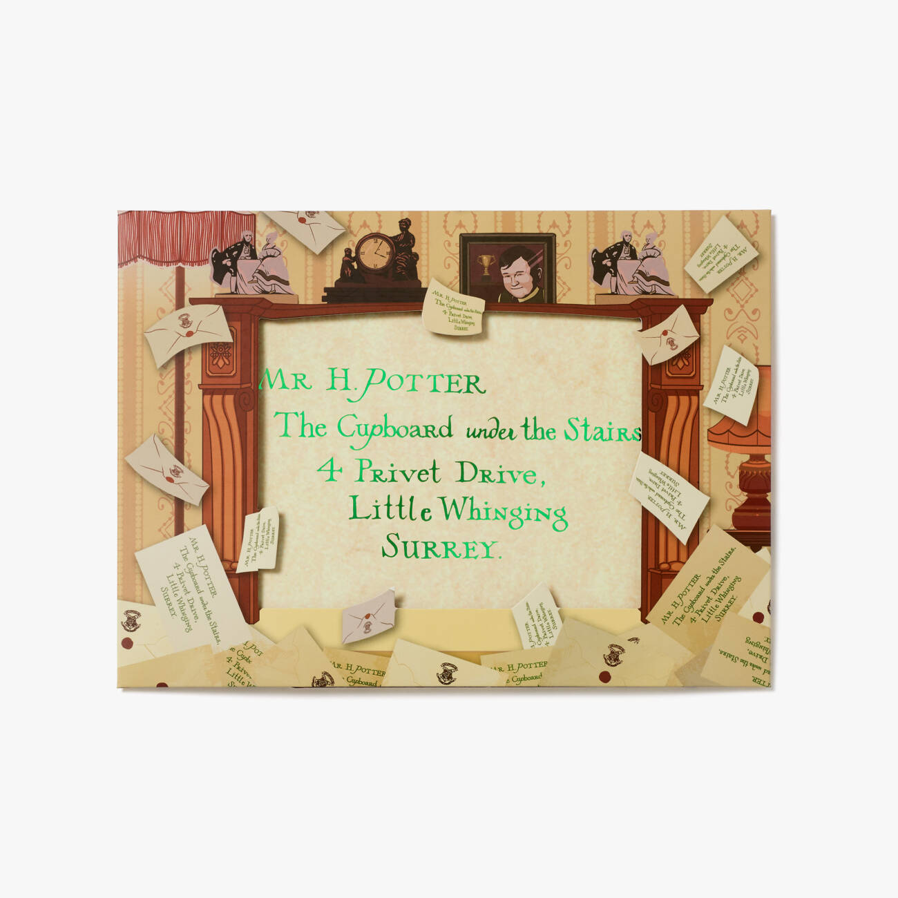 Carte 3D Lettre d'acceptation de Poudlard – 25 ans de magie