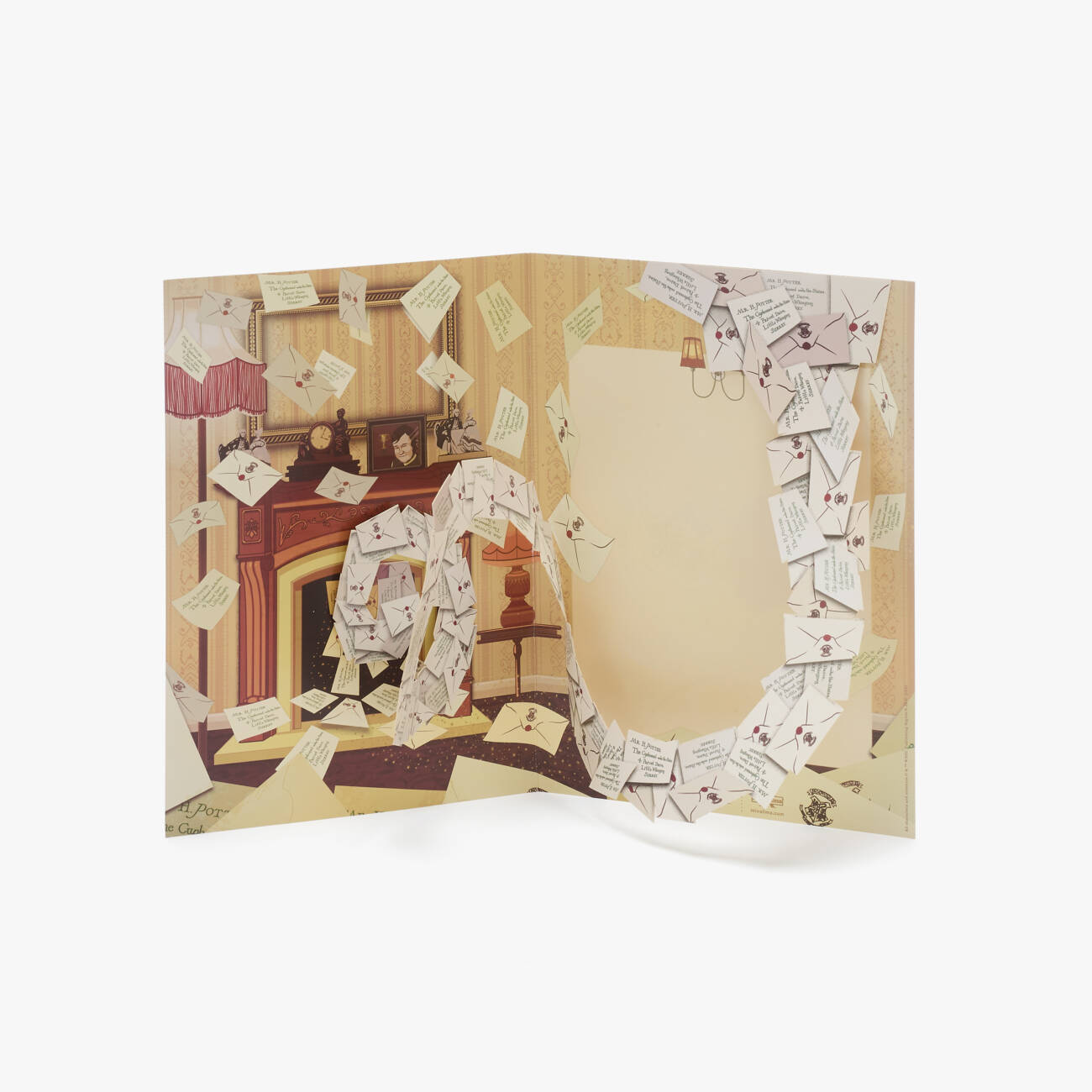 Carte 3D Lettre d'acceptation de Poudlard – 25 ans de magie